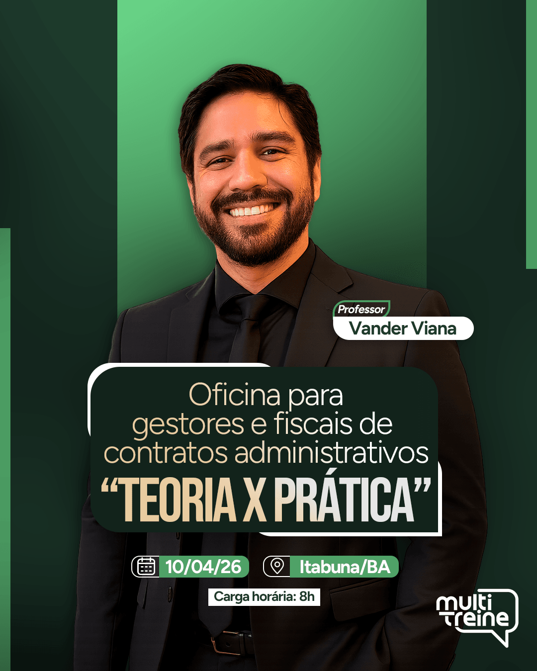 Oficina para gestores e fiscais de contratos admnistrativos "Teoria x Prática"