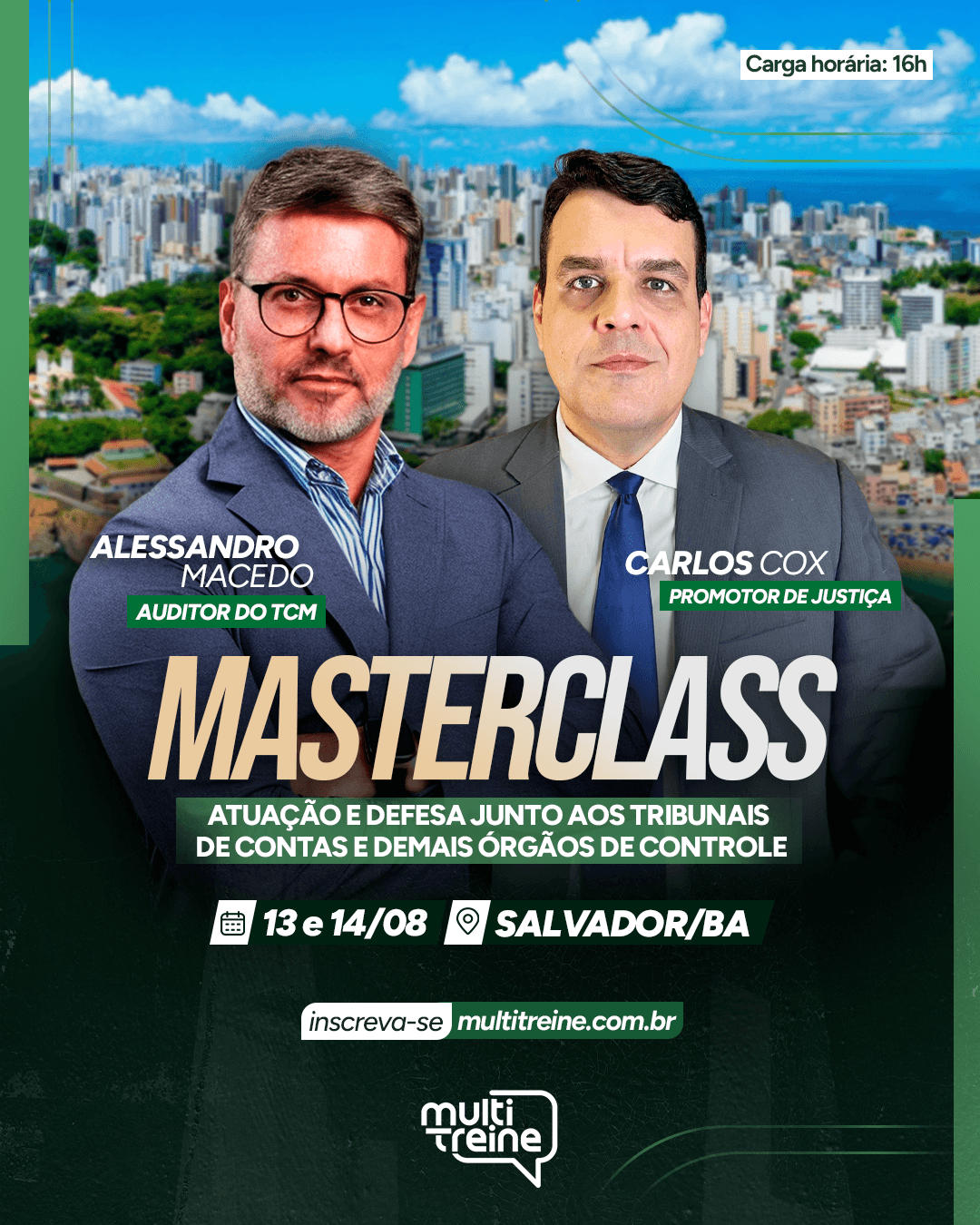 Masterclass: Atuação e defesa junto aos tribunais de contas e demais órgãos de controle